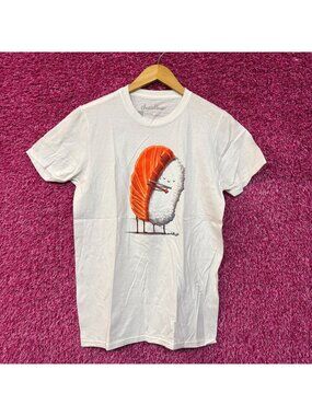 Threadless Sushi Hug Kawaii Graphic Design T-Shirt Small